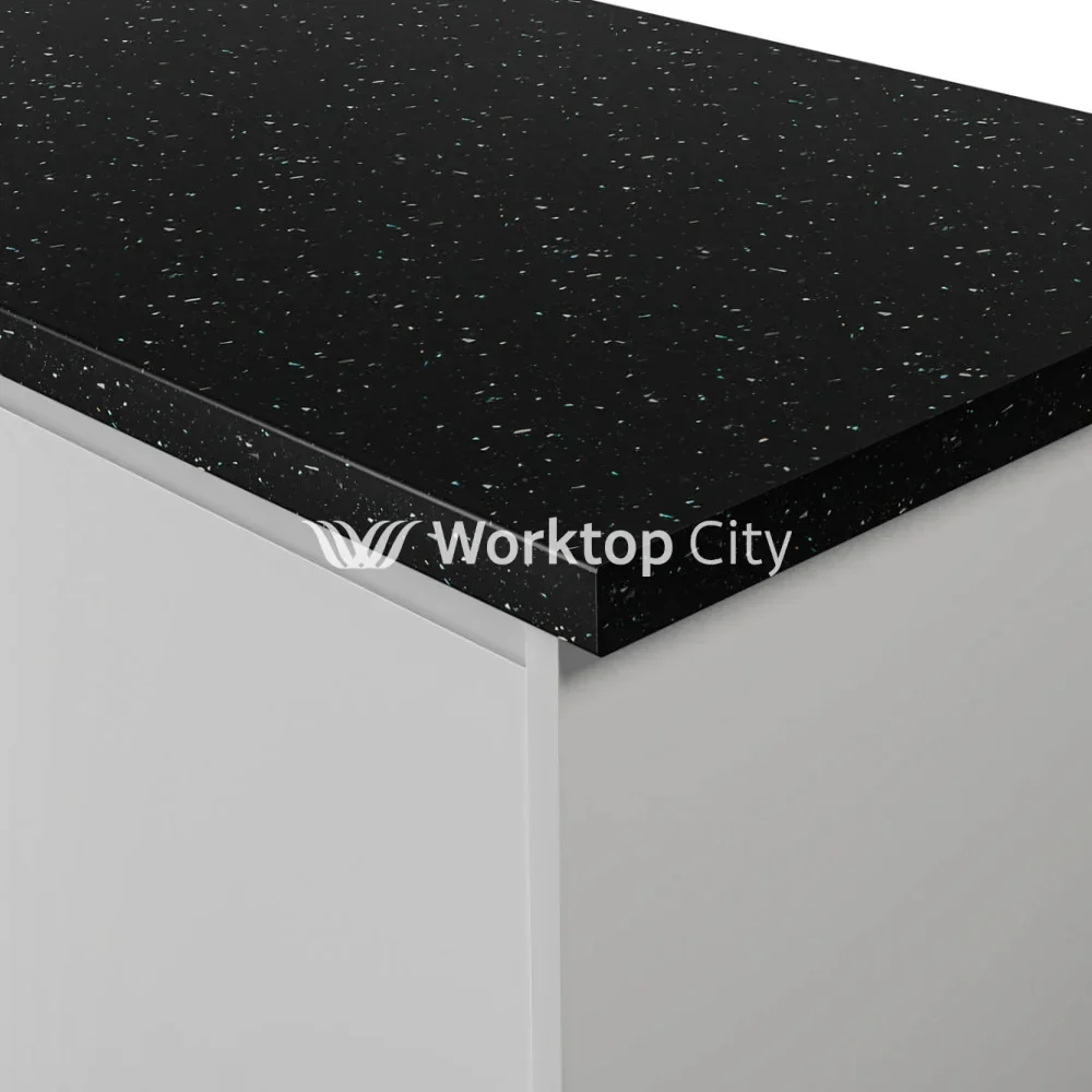 Formica Originals PP7682 Platinum Black Laminate Kitchen Worktop - Platinum Etchings Finish- Free Sample - Image 2