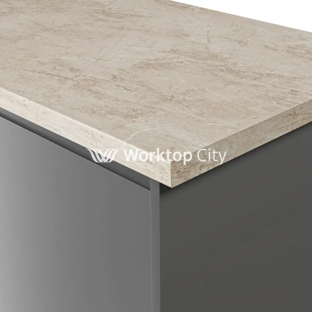 Formica Originals PP8368 Marmara Cream Laminate Kitchen Worktop - Ardesia Finish
