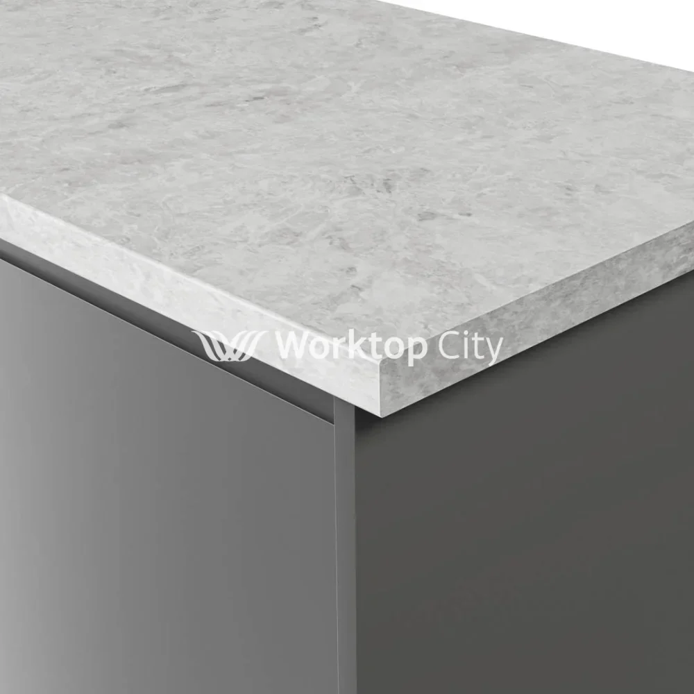Formica Originals PP9306 White Bardiglio Laminate Kitchen Worktop - Ardesia Finish- Free Sample - Image 2