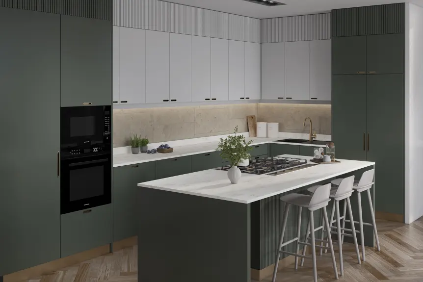 Getalit Onyx Alba Laminate Kitchen Worktop - Image 3