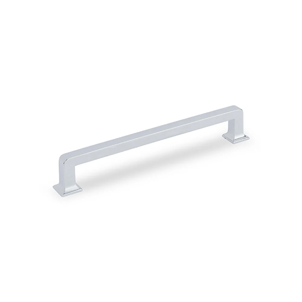 INES D Handle Kitchen/Bedroom Door Handle Chrome (Various Sizes) - Image 2