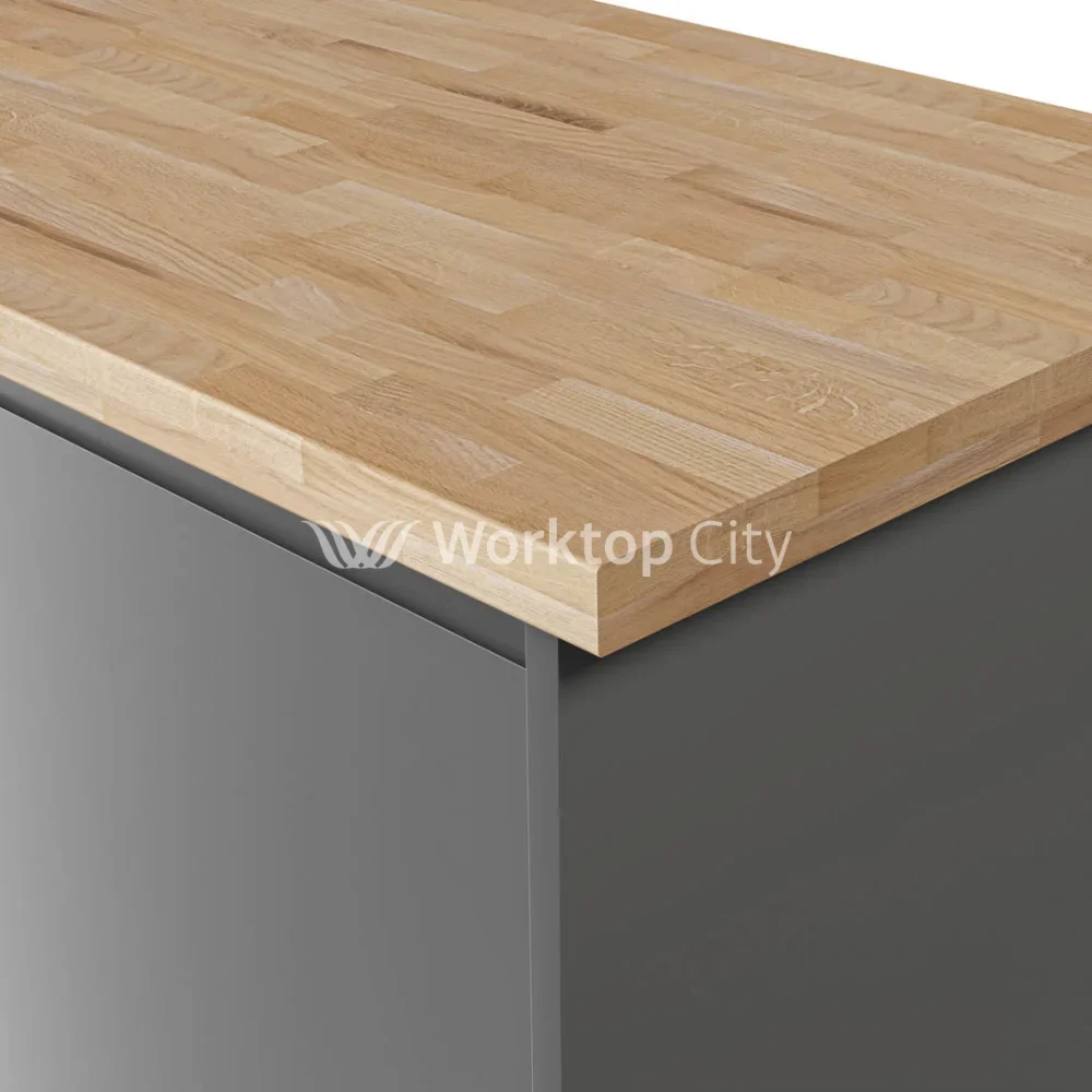 Krono-Finesse Laminate Kitchen Worktops K091 FP Light Porterhouse Oak - Postformed Edge