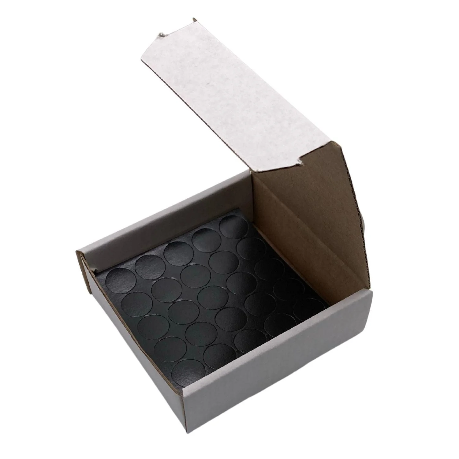 KwikCaps Self Adhesive Screw Cover Caps - Smooth Black / Finsa Negro 231 (325) U999 ST12 - Image 3