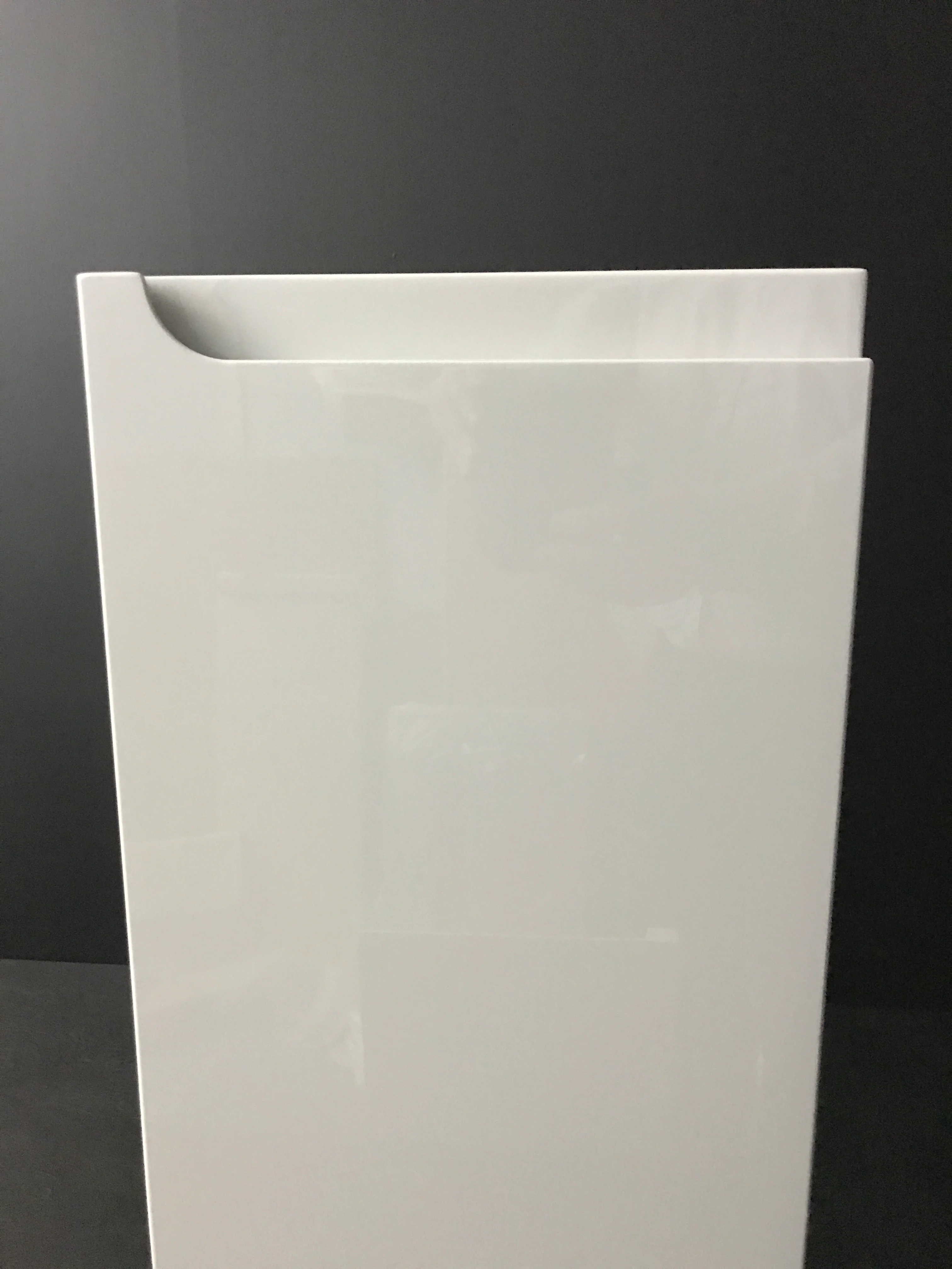 Larissa Handle Less Cashmere Gloss J Pull- Replacement Kitchen Doors CORNER DOORS - Image 4