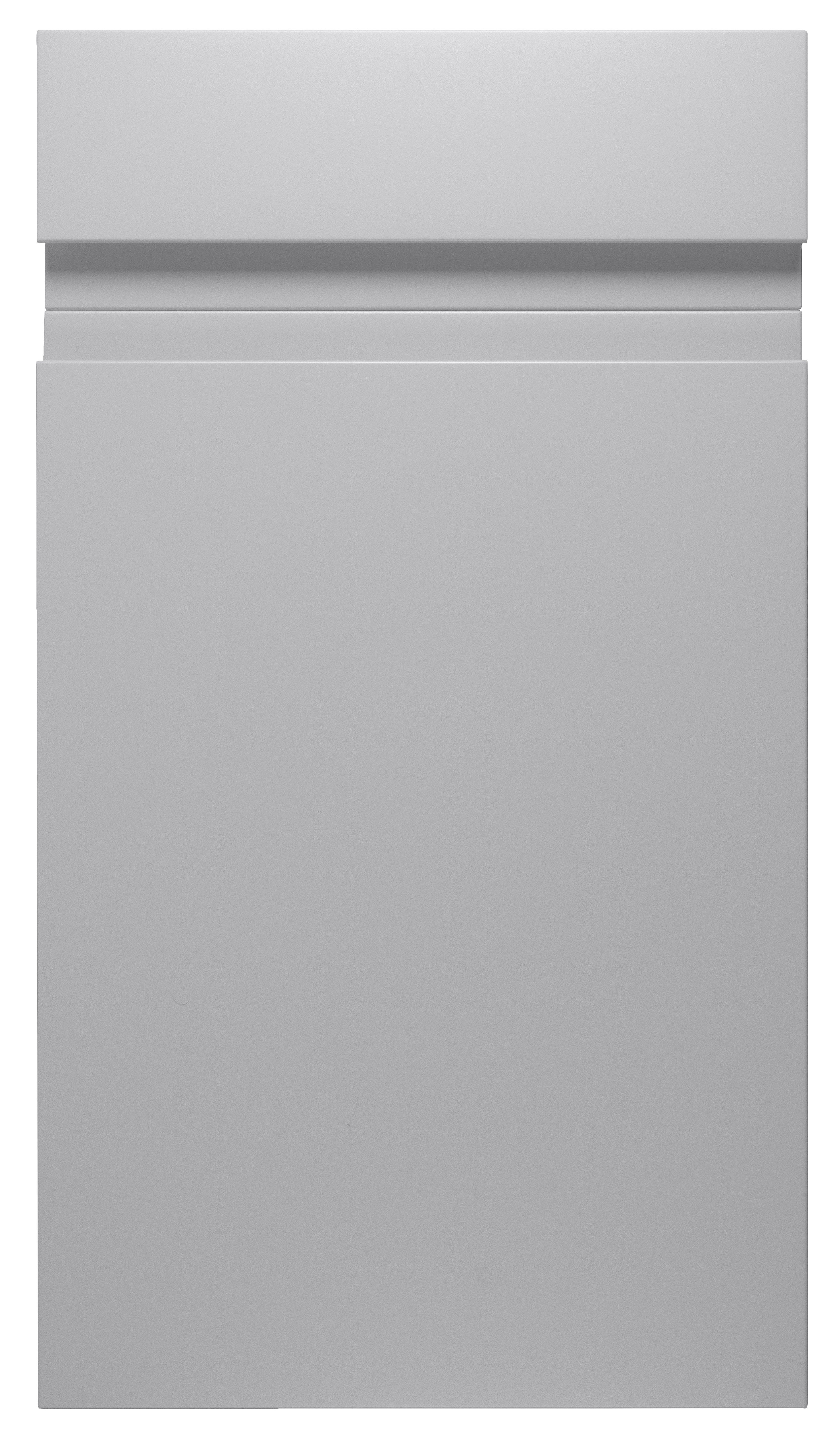 Larissa Handle Less Dove Grey Matt J Pull- Replacement Kitchen Door/Drawer Front (355mm High) - Image 3