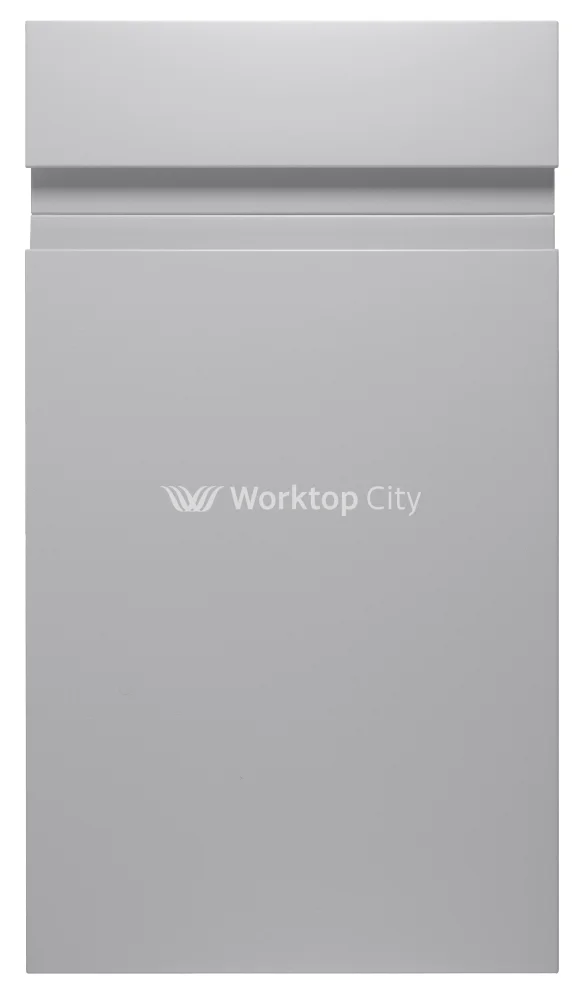 Larissa Handle Less Dove Grey Matt J Pull- Replacement Kitchen Doors SAMPLE PRODUCTS - Image 3