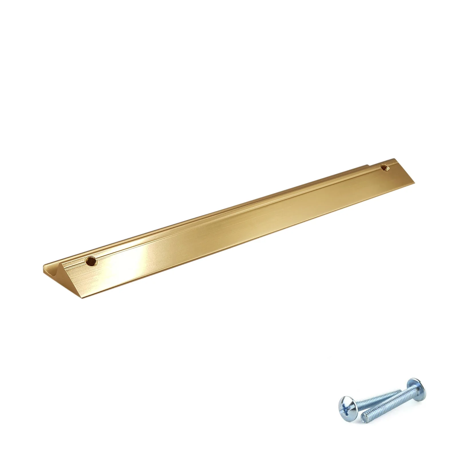 M4TEC Brushed Brass Bar Pull Handle – Cupboard, Drawer & Door (VE8 Dalry Series, Pack of 10) - Image 5