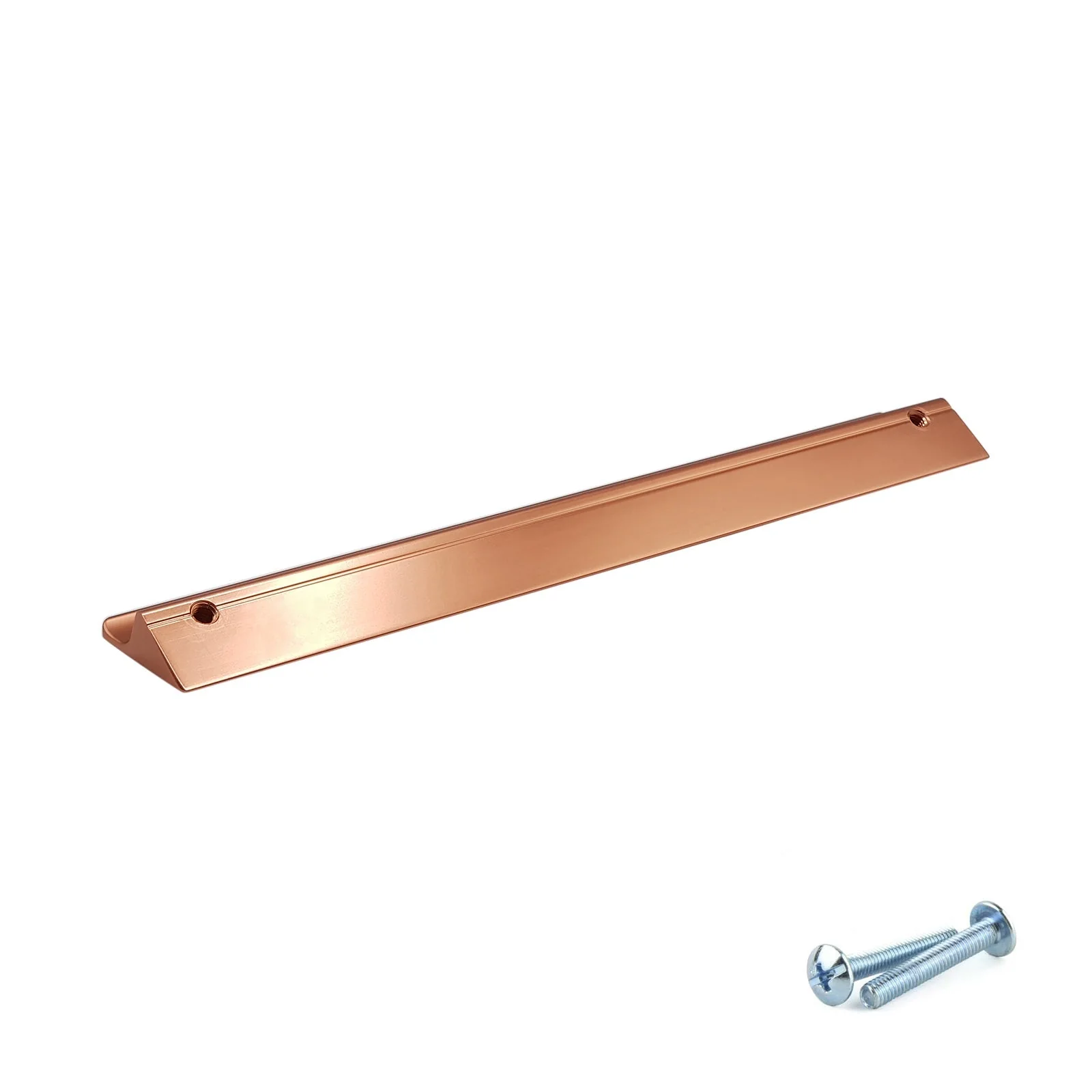 M4TEC Rose Gold Bar Pull Handle – Cabinet, Drawer & Cupboard Door (VE8 Dalry Series, Pack of 10) - Image 5