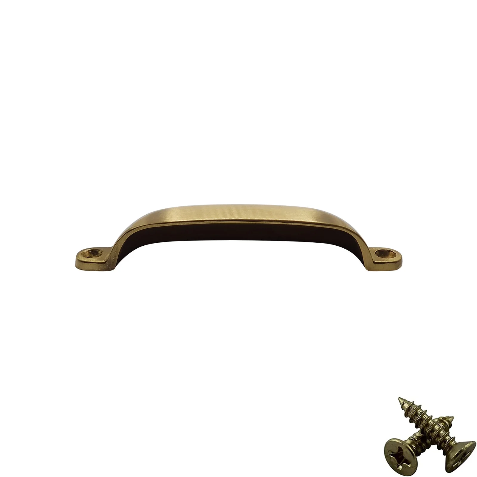 M4TEC 96mm Karat Gold Cup Handle - Luxury Zinc Cabinet Pull (VG4 Series) - Image 4