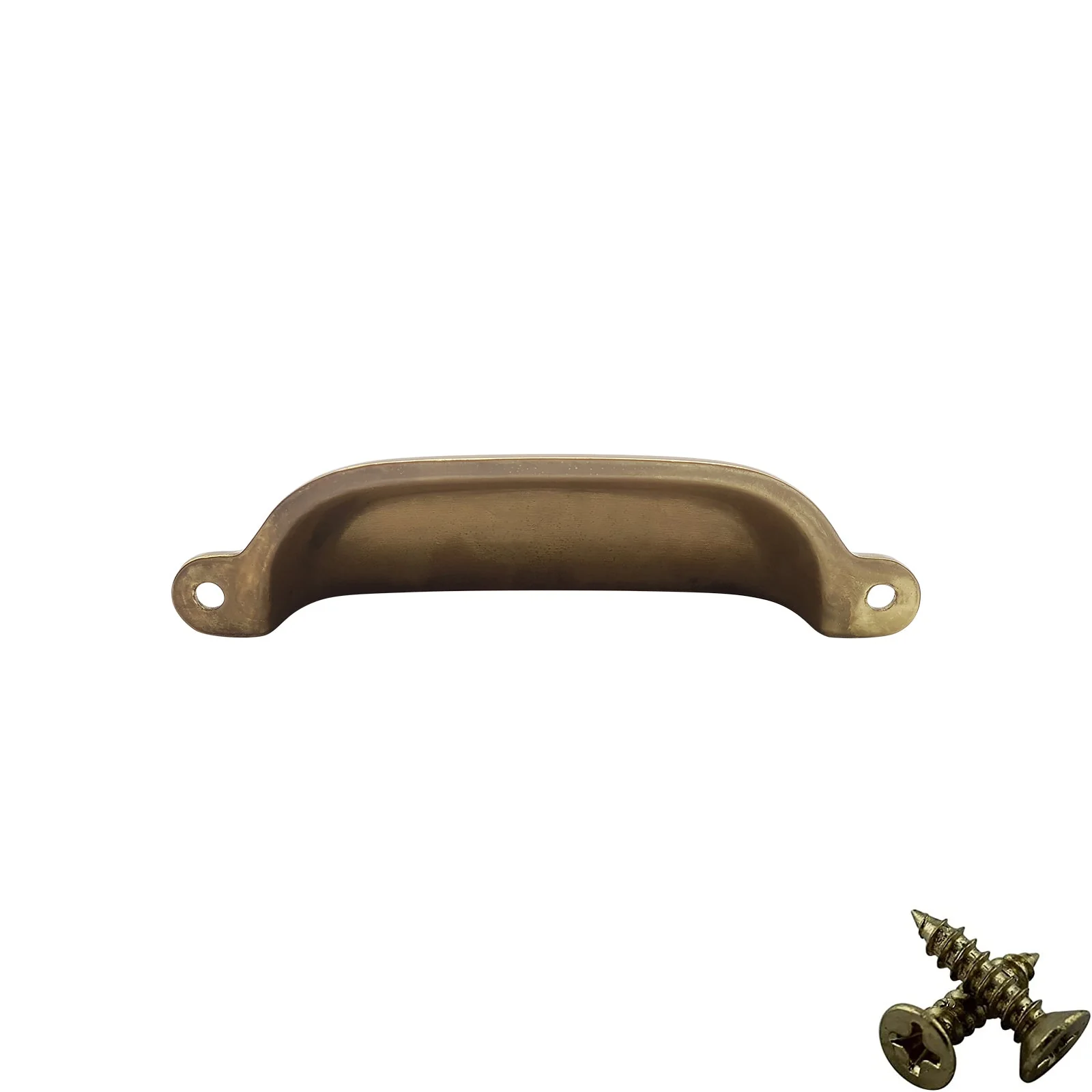 M4TEC 96mm Karat Gold Cup Handle - Luxury Zinc Cabinet Pull (VG4 Series) - Image 5