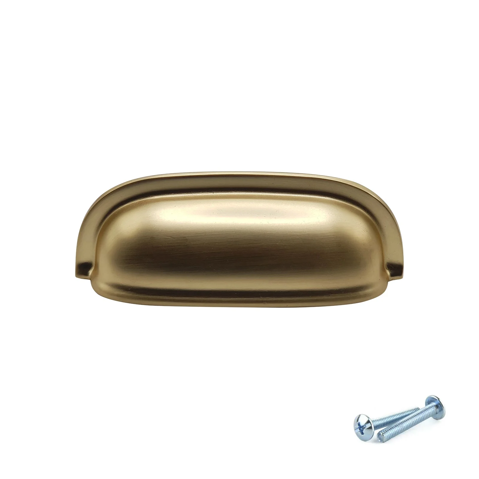 M4TEC Brushed Brass Cup Handles – VG5 Series (Pack of 10) - Image 2