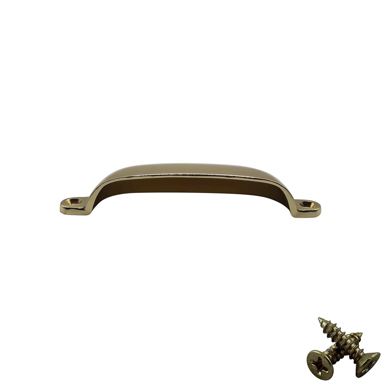 M4TEC 96mm Karat Gold Cup Handle - Luxury Zinc Cabinet Pull (VG4 Series) - Image 4