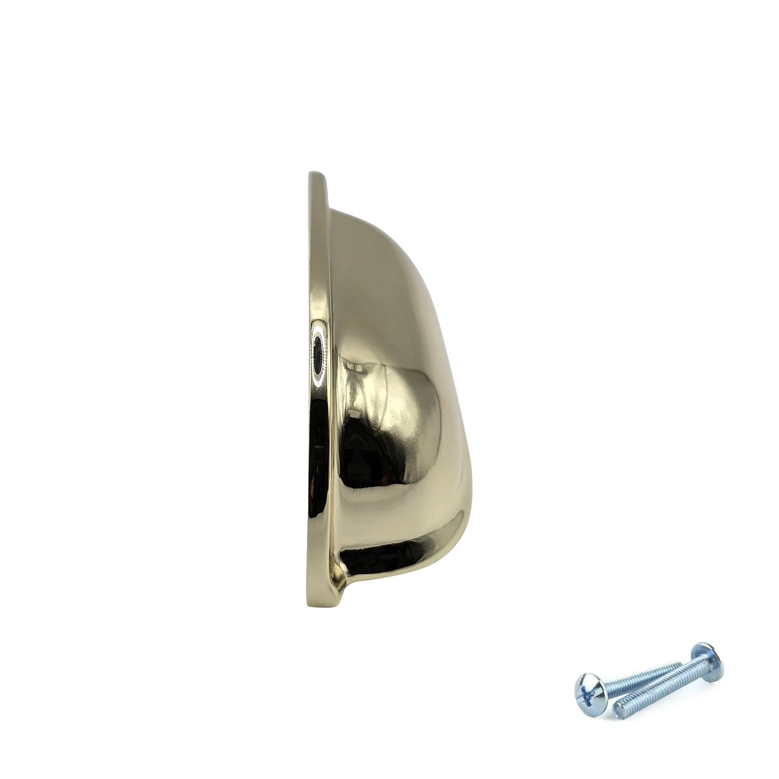 M4TEC 64mm Karat Gold Cup Handle - Luxury Zinc Drawer & Cabinet Pull (VG5 Series) - Image 2
