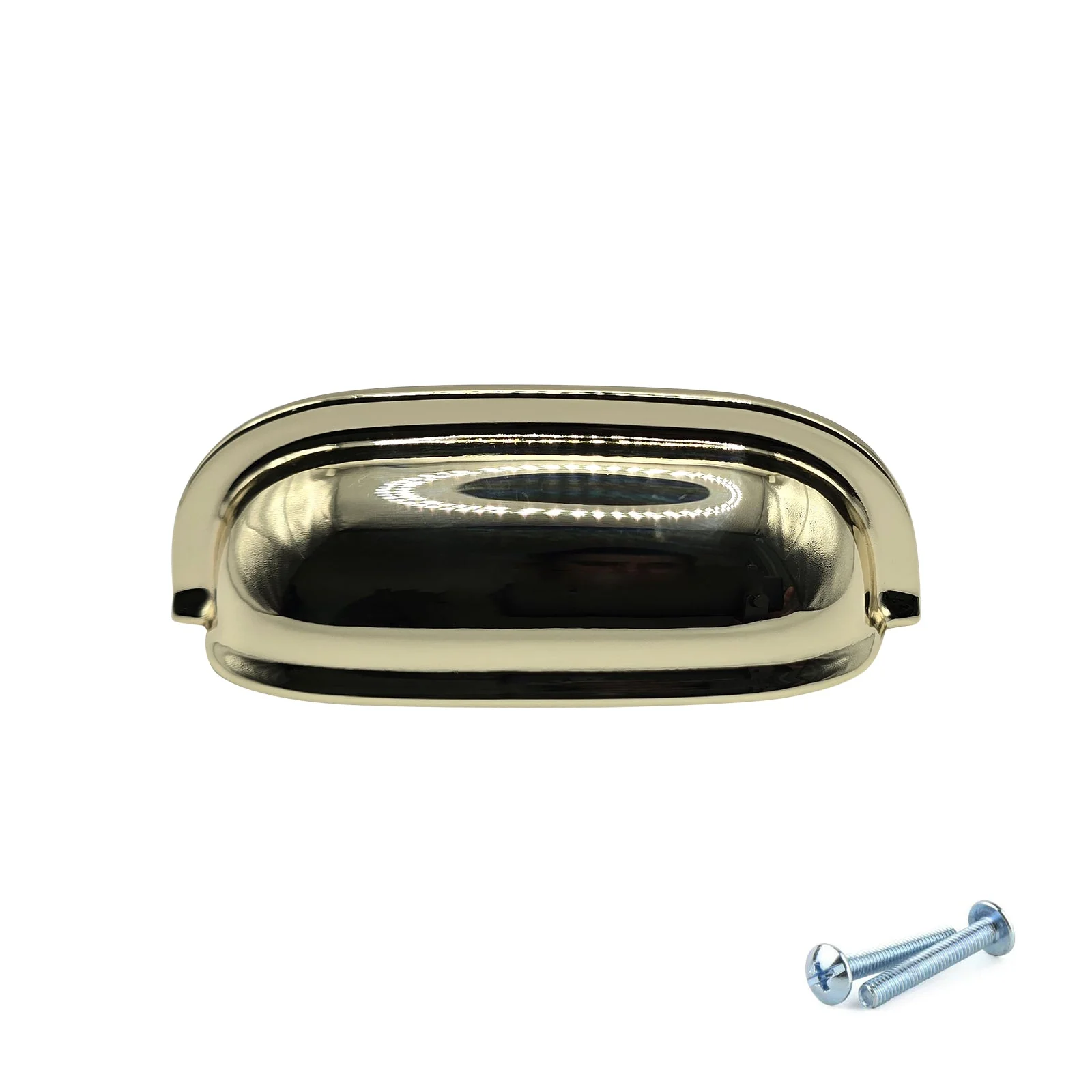 M4TEC 64mm Karat Gold Cup Handle - Luxury Zinc Drawer & Cabinet Pull (VG5 Series) - Image 3