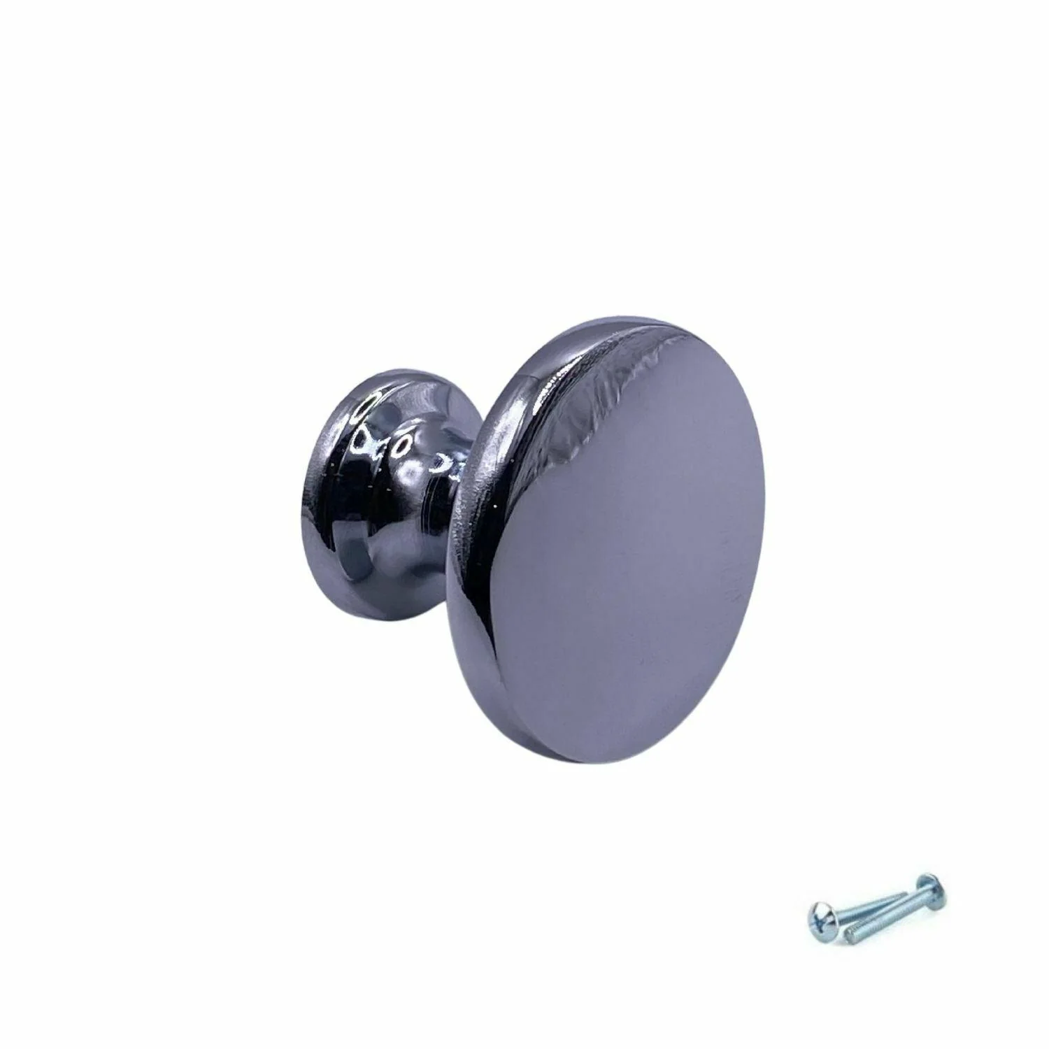 M4TEC Furniture Pull Knob Handle – Brass Brushed, Polished Chrome & Black Cabinet & Drawer Knob VD4B - Image 2