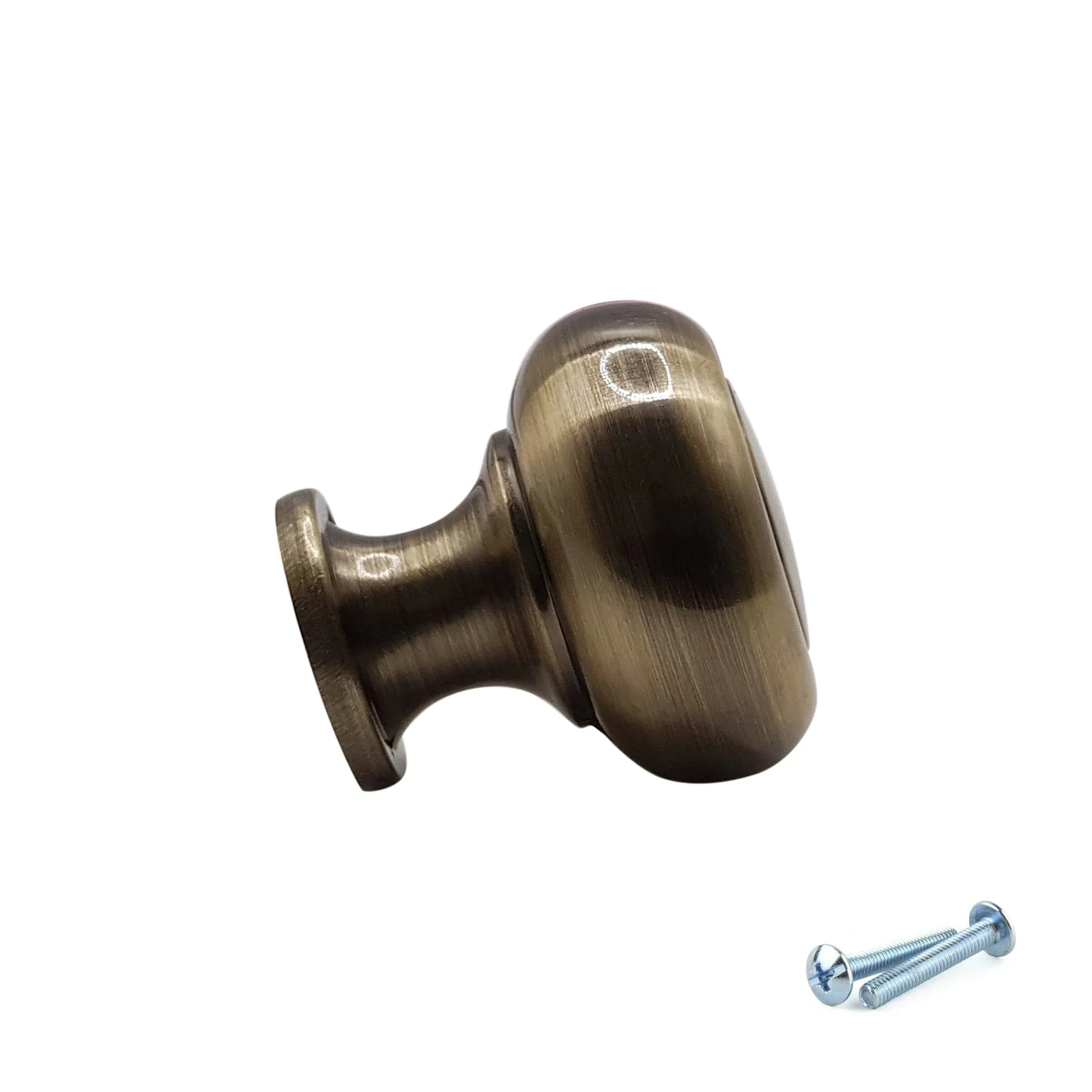 M4TEC Antique Brass Knob Handle – VH5 Series (30mm Cabinet, Drawer & Cupboard Knob) - Image 4