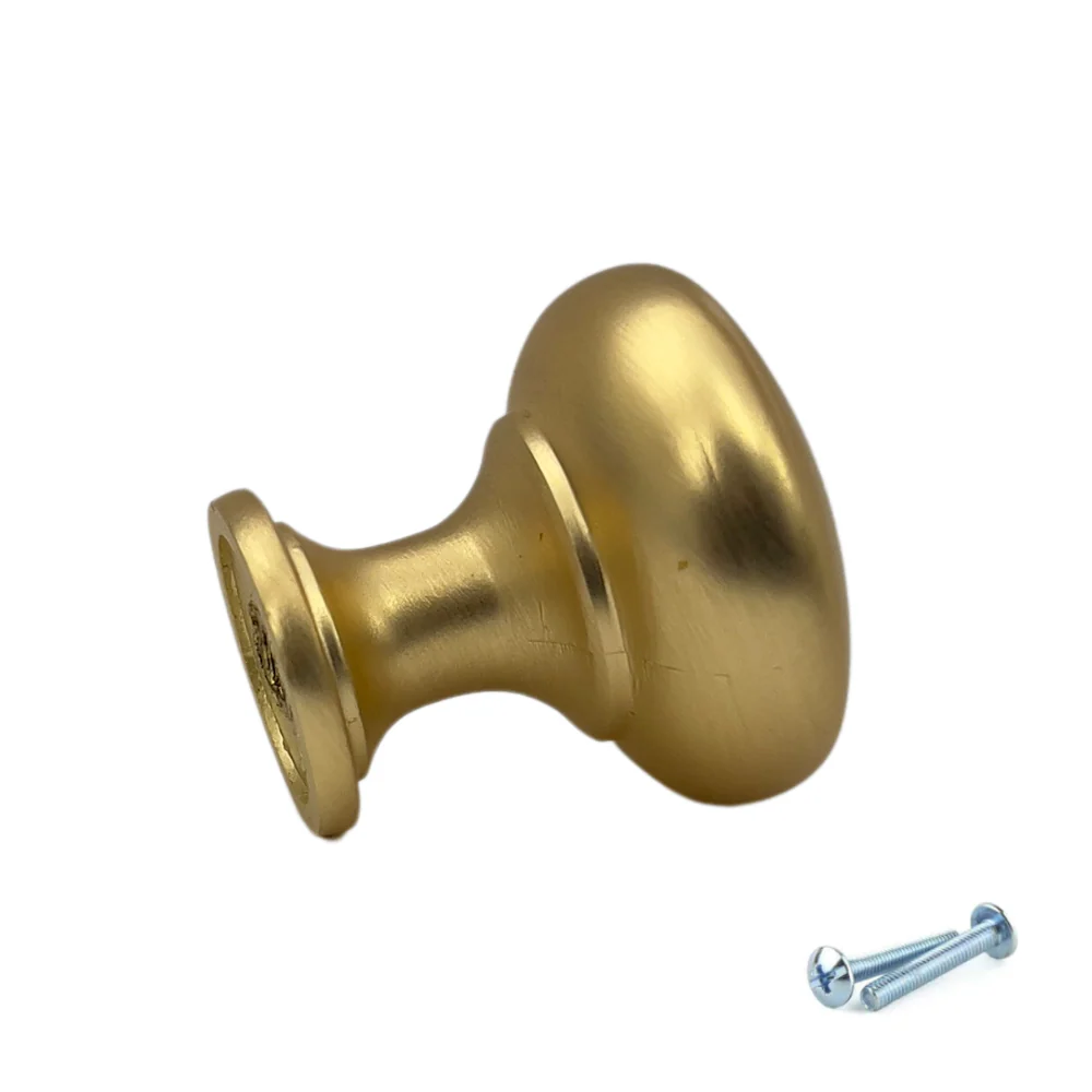 M4TEC Knob Handle Brushed Brass Doors or Cupboards VH4 Series - Image 3