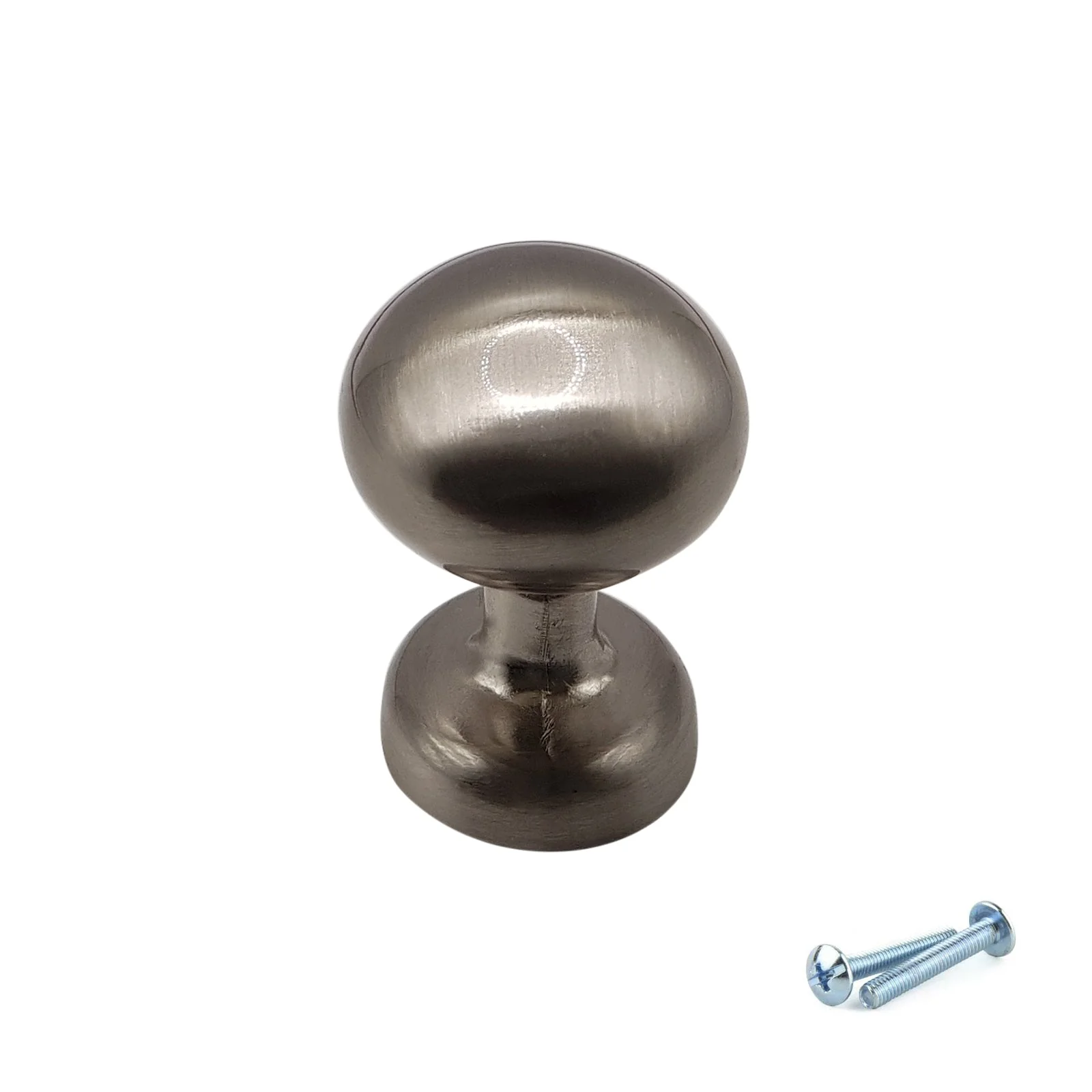 M4TEC Brushed Nickel Cabinet Knob – 34mm Furniture Drawer & Cupboard Door Handle (VF9 Series) - Image 3