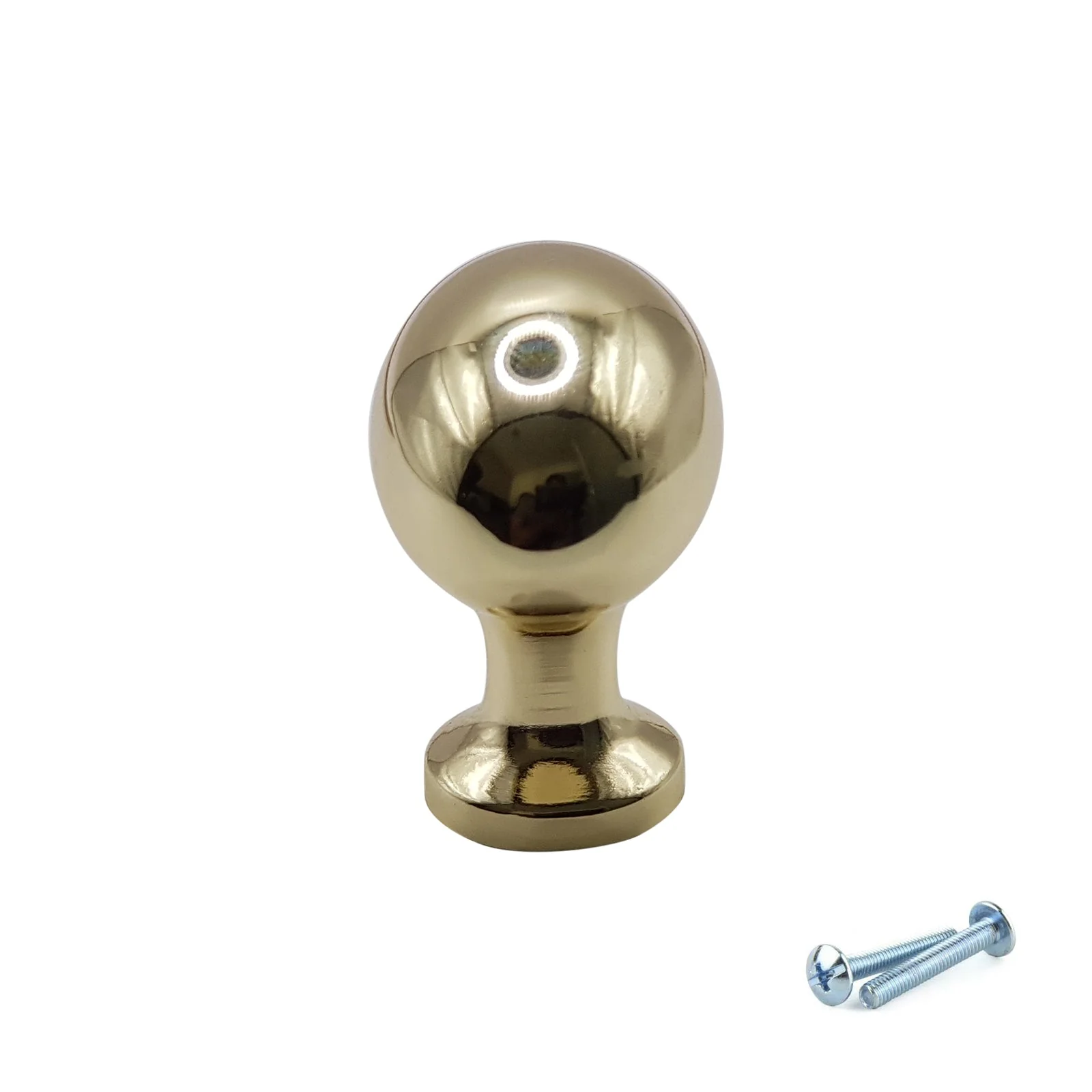 M4TEC Karat Gold Oval Knob Handle – VG8 Series (36mm Cabinet, Drawer & Cupboard Knob) - Image 3