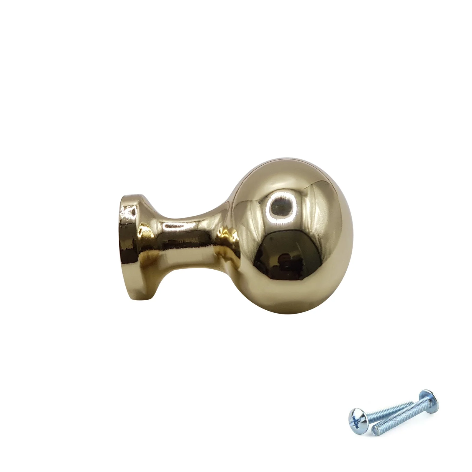 M4TEC Karat Gold Oval Knob Handle – VG8 Series (36mm Cabinet, Drawer & Cupboard Knob) - Image 4