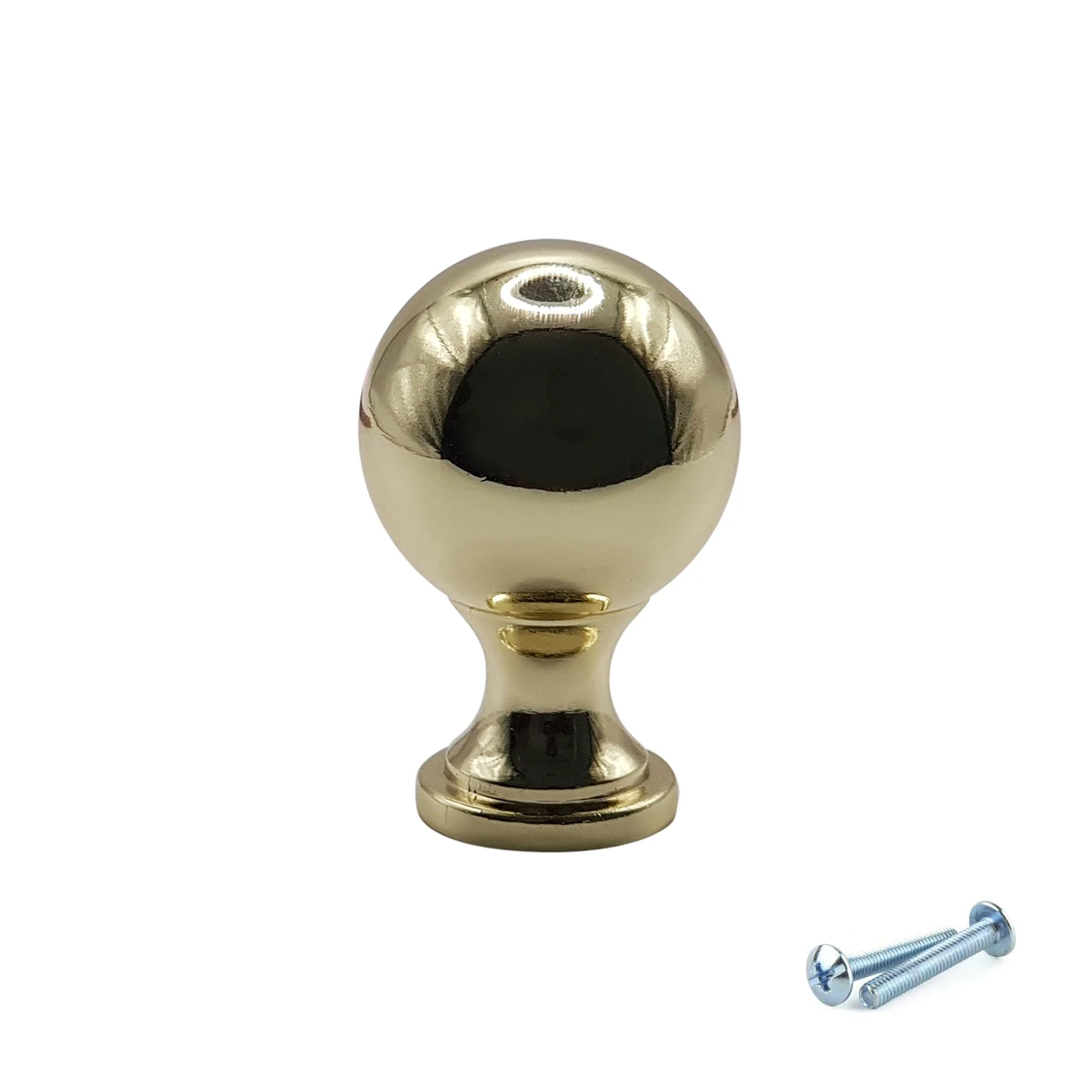 M4TEC Karat Gold Round Knob Handle – VG9 Series (25mm Cabinet, Drawer & Cupboard Knob) - Image 2