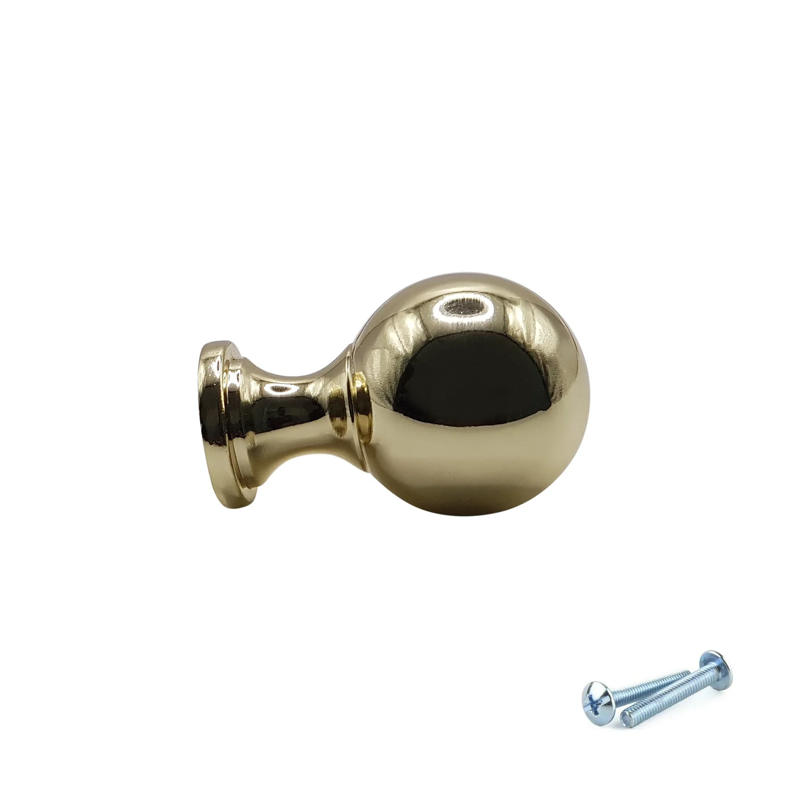 M4TEC Karat Gold Round Knob Handle – VG9 Series (25mm Cabinet, Drawer & Cupboard Knob) - Image 3
