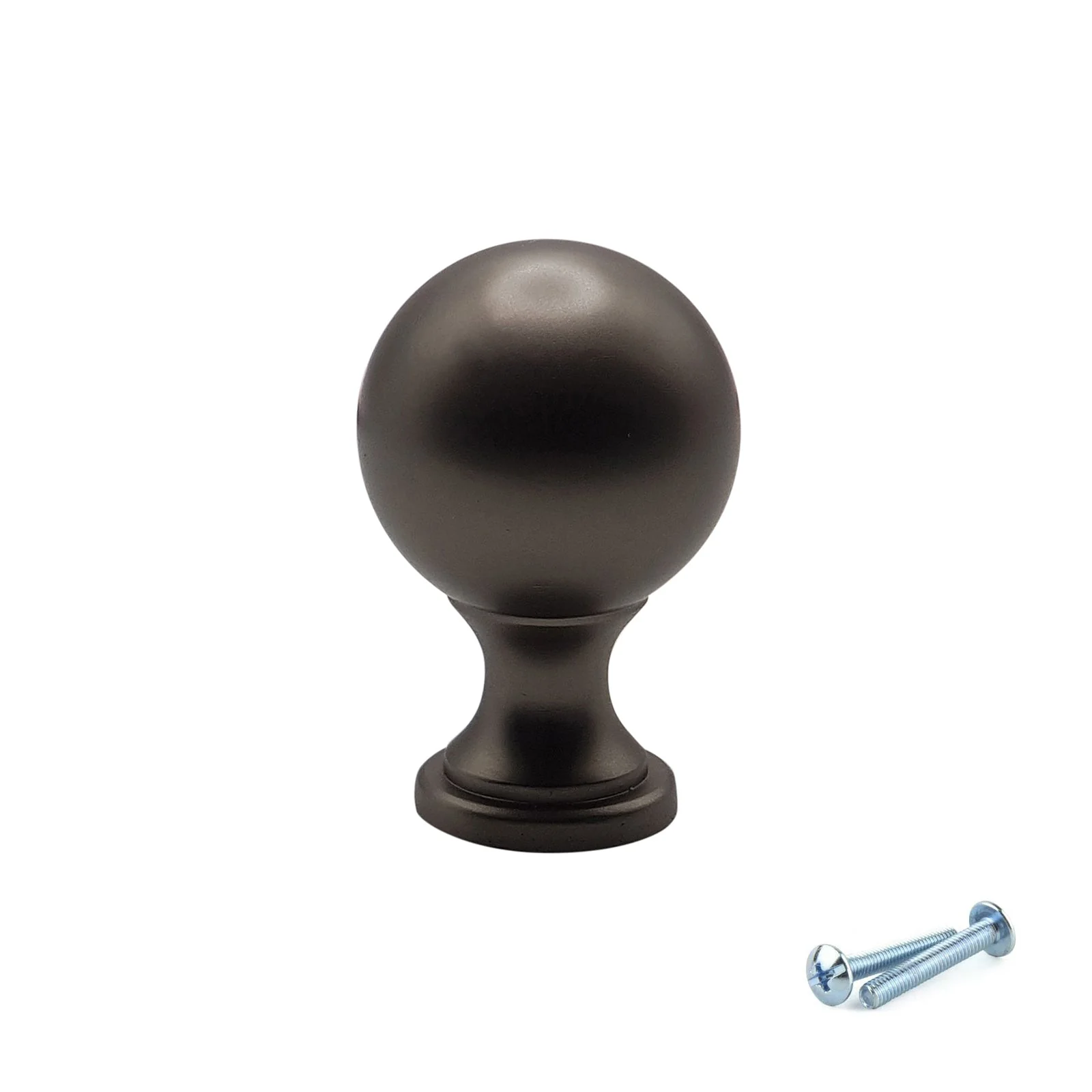 M4TEC Pearl Grey Round Knob Handle – VG9 Series (25mm Cabinet, Drawer & Cupboard Knob) - Image 2