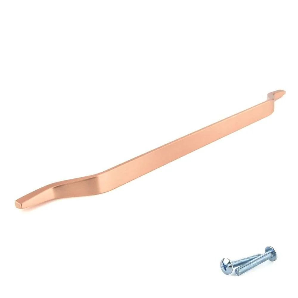 M4TEC Mossdale Z8 Matt Copper Cupboard Door Handle – 320mm Hole Centres - Image 4