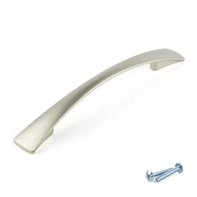 Matt Nickel Tapered Cabinet & Cupboard Handle – M4TEC Elgin D6