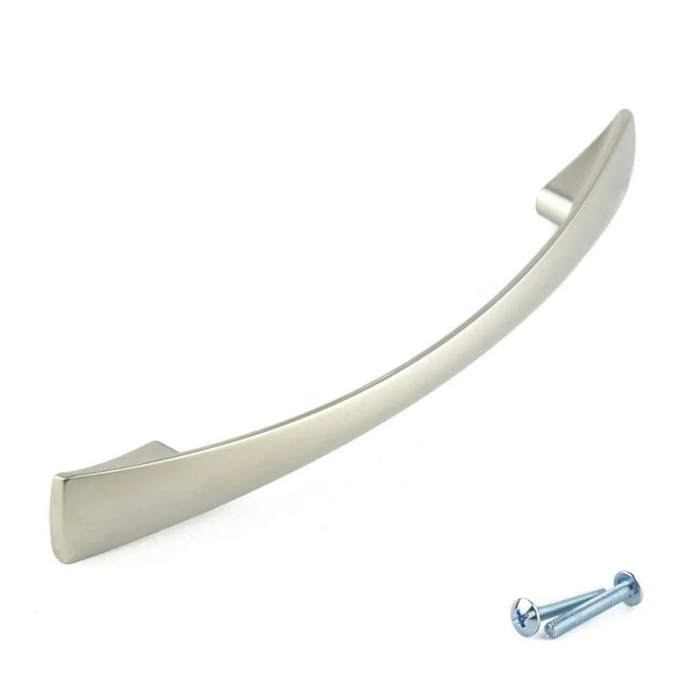 Matt Nickel Tapered Cabinet & Cupboard Handle – M4TEC Elgin D6 - Image 2