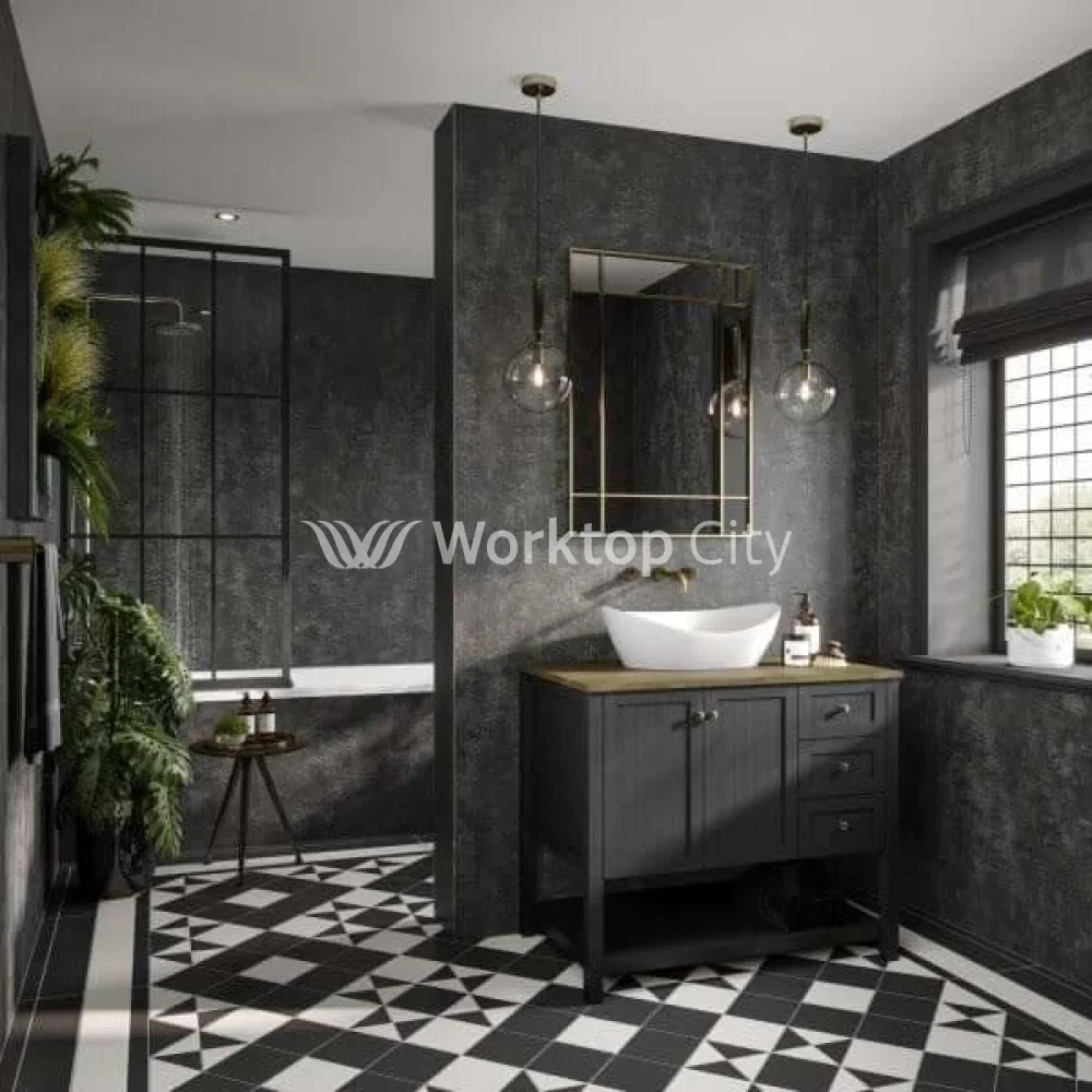 Multipanel Linda Barker Collection Graphite Elements (8833) - Shower/Bathroom Wall Panels - Image 2
