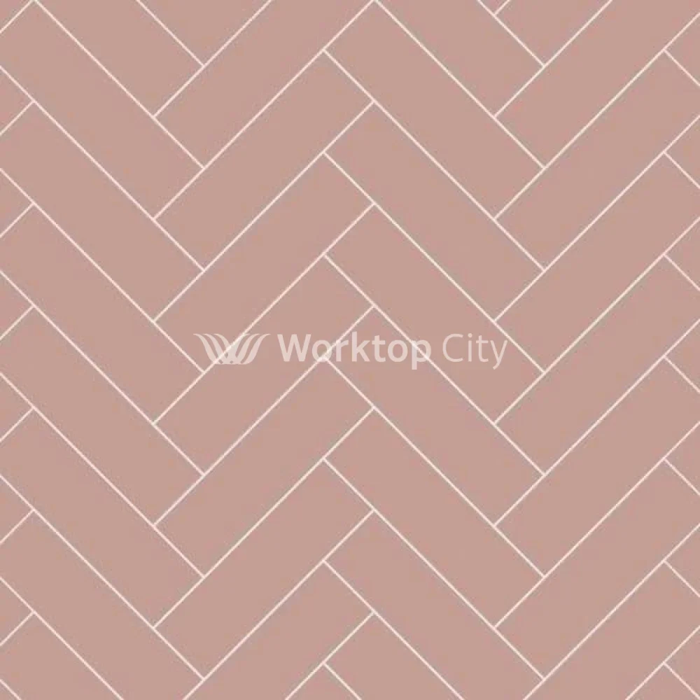 Multipanel Tile Collection Antique Rose (MT325H) - Herringbone Tile Shower/Bathroom Wall Panels