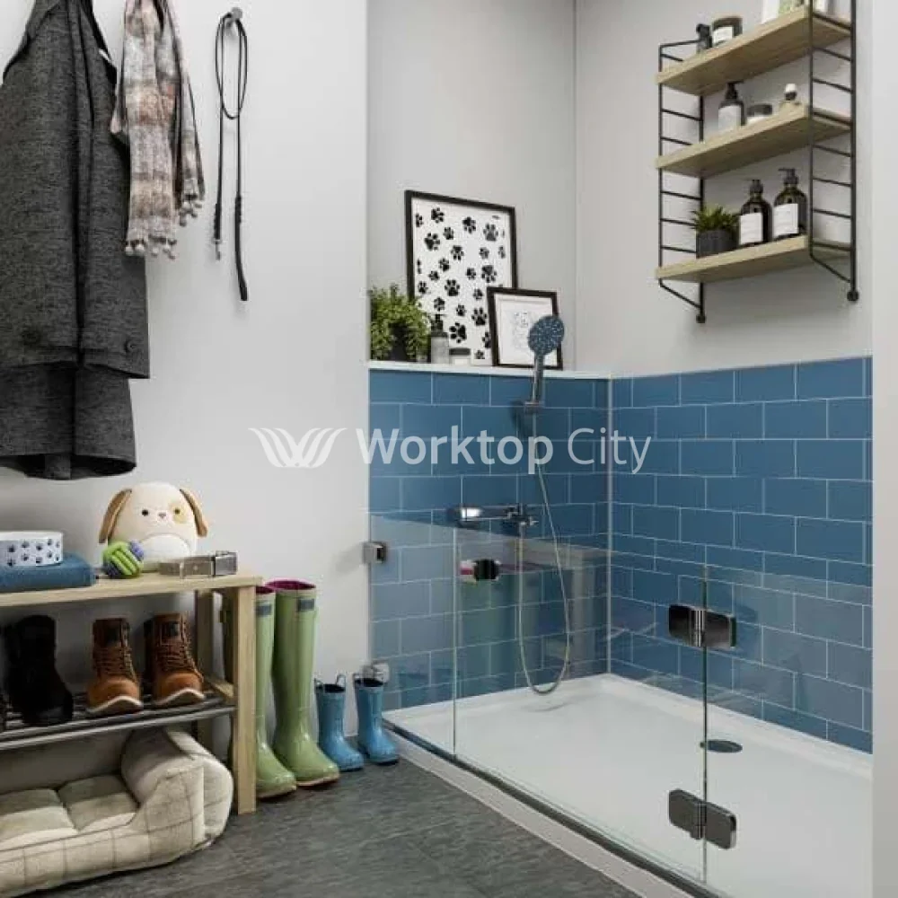 Multipanel Tile Collection Misty Blue (MT502M) - Metro Effect Tile Shower/Bathroom Wall Panels - Image 3