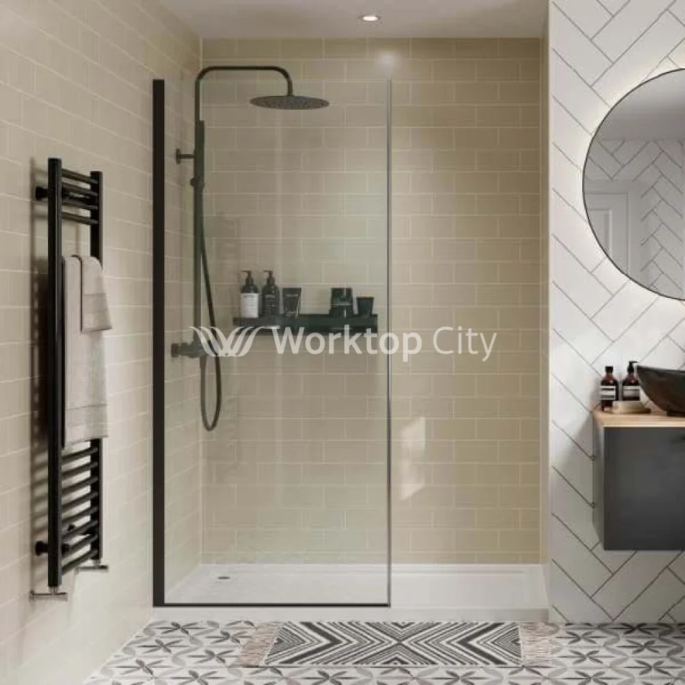 Multipanel Tile Collection Taupe Grey (MT750M) - Metro Effect Tile Shower/Bathroom Wall Panels - Image 2
