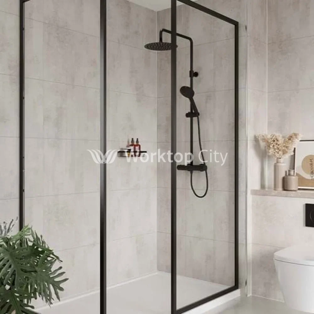 Multipanel Tile Collection White Gypsum (MT637) - Large Tile Shower/Bathroom Wall Panels - Image 3
