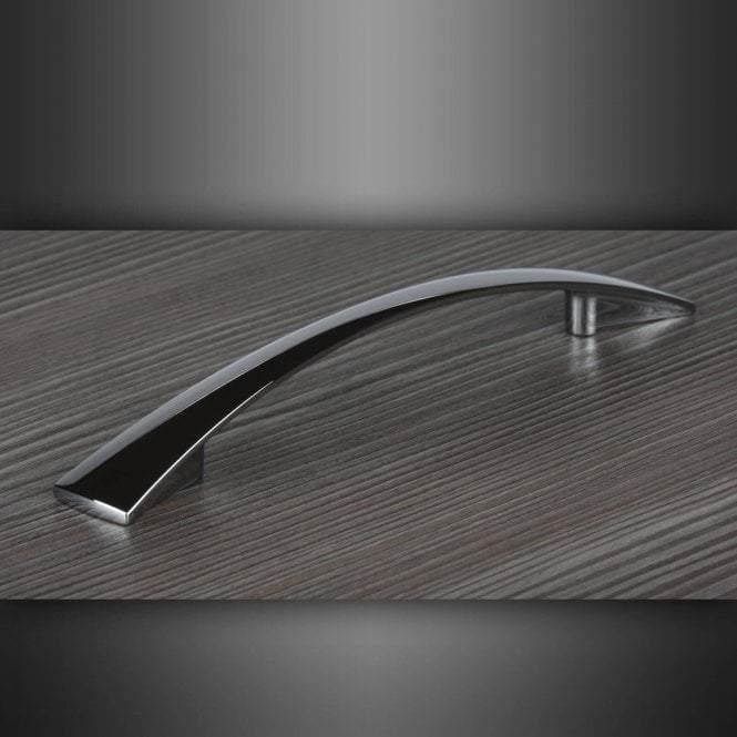 Polished Chrome Tapered Cabinet & Cupboard Handle – M4TEC Elgin D6 - Image 4