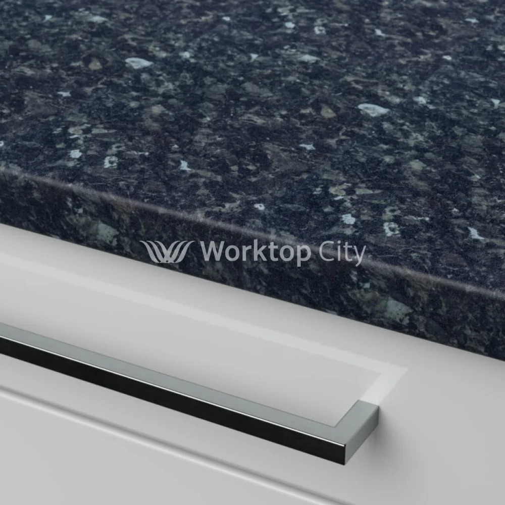 Senses Laminate Kitchen Worktops Black Granite Round (Postformed) Edge Dogal Matt Finish - Image 2