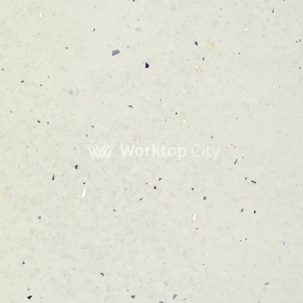 Spectra Andromeda Ice Postformed Laminate Kitchen Worktops - Quartz Finish - Image 2