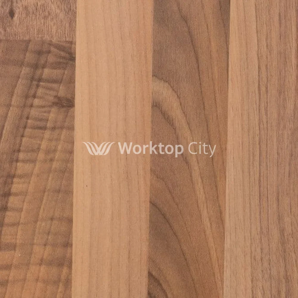 Spectra Blocked Oak Postformed Laminate Kitchen Worktops - Matt Finish - Image 2