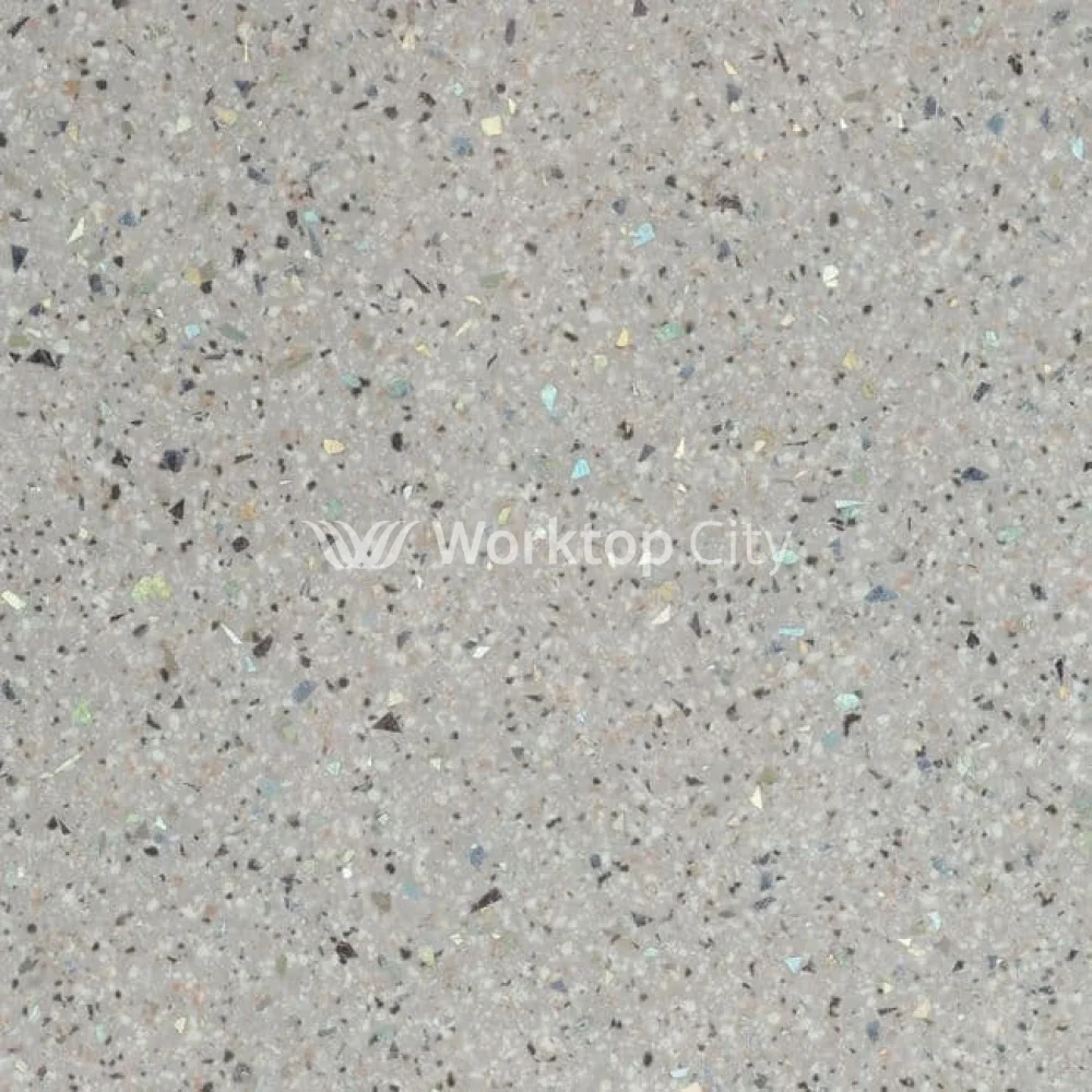 Spectra Grey Peppered Spark Postformed Laminate Kitchen Worktops  - Quartz Finish - Image 3