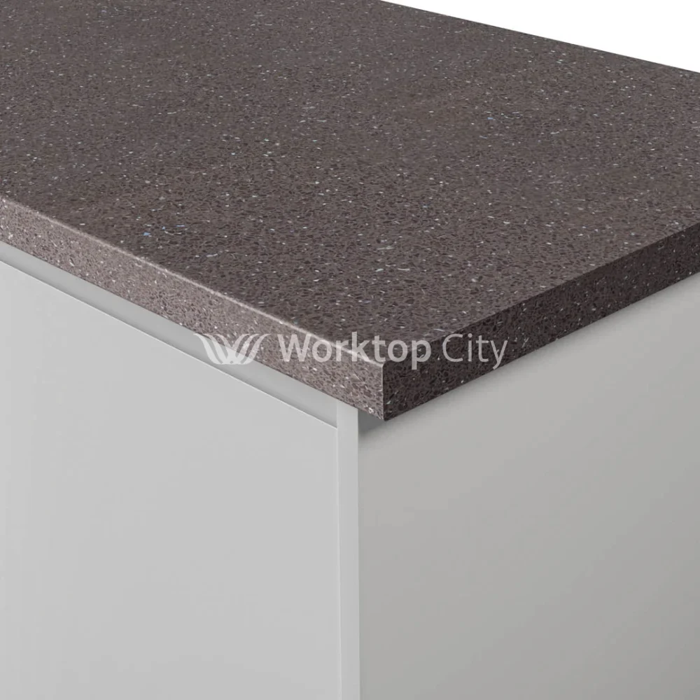 Spectra Stone Spark Postformed Laminate Kitchen Worktops - Quartz Finish