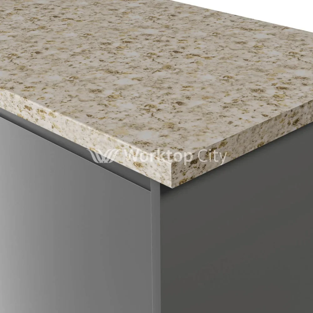 Spectra Taurus Beige Postformed Laminate Kitchen Worktops - Matt Finish