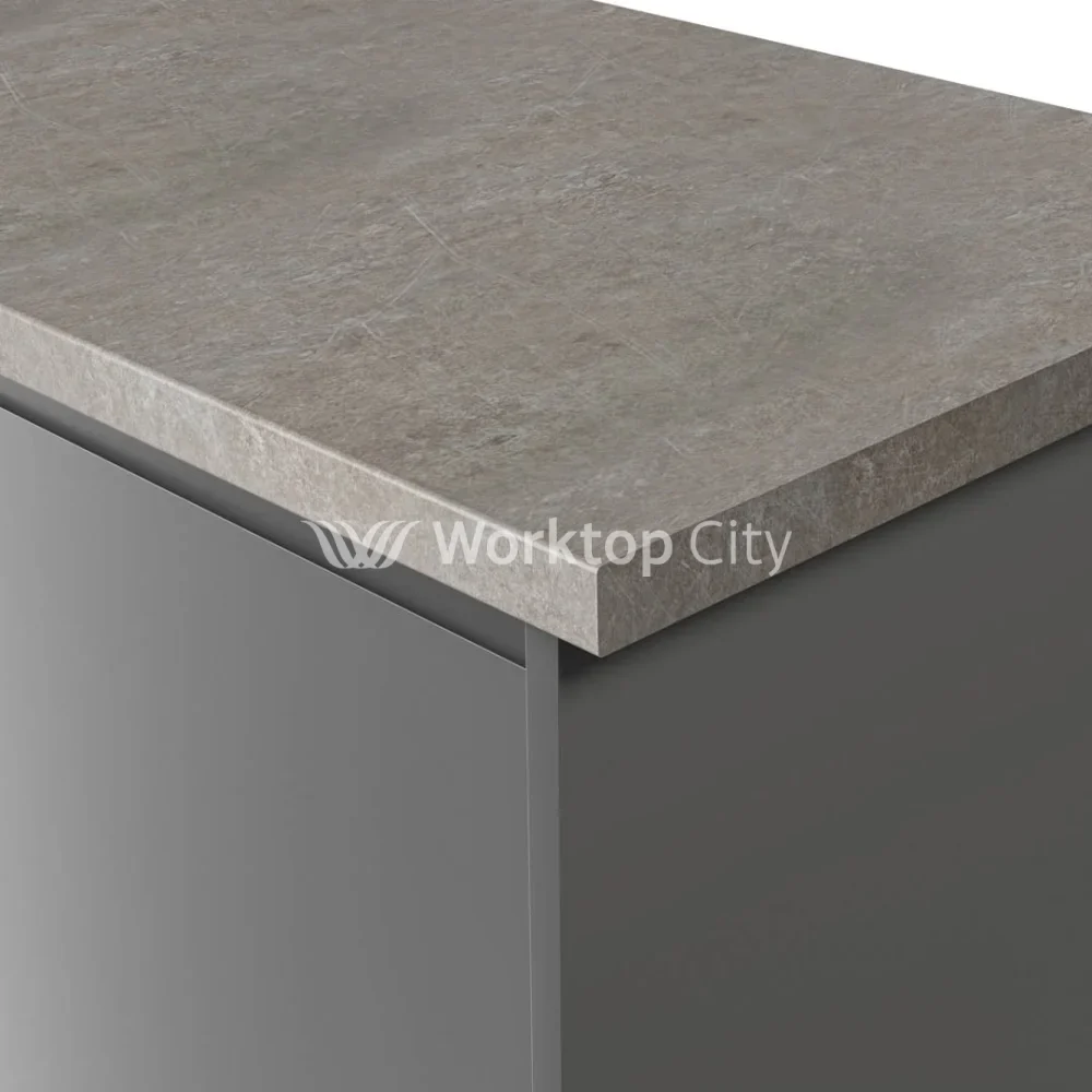 Spectra Weathered Slate Postformed Laminate Kitchen Worktops - Matt Finish