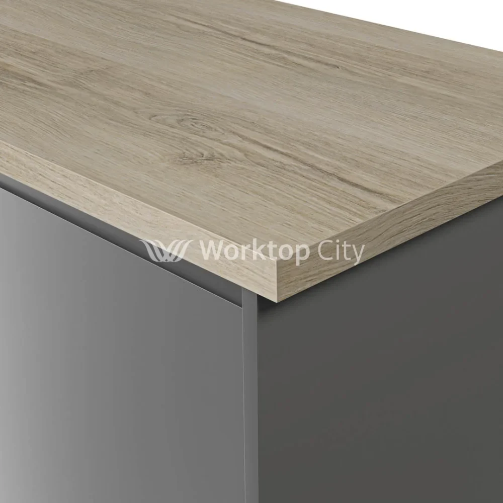 Spectra Worcester Oak Square Edged Laminate Kitchen Worktops - Sync Texture