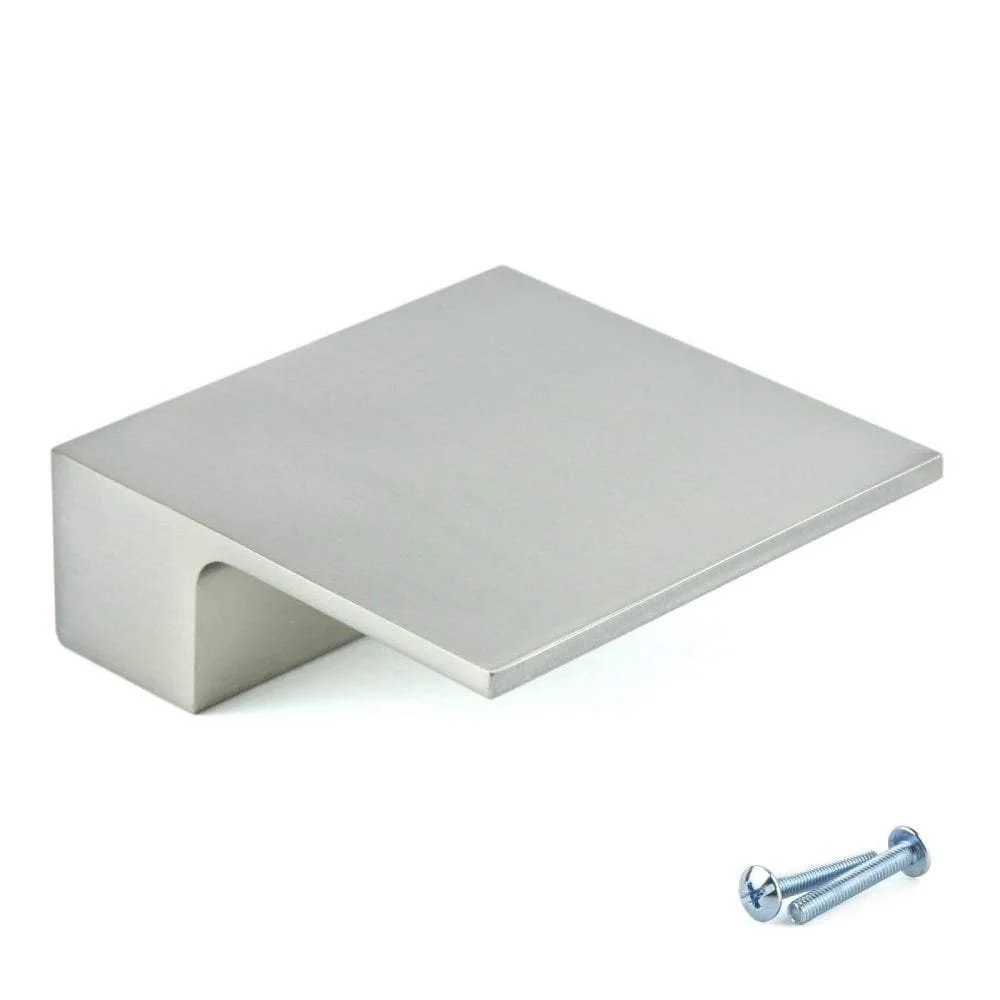 M4TEC Inverbeg Q6 Square Cupboard Knob Handle – Modern Polished Chrome or Stainless Steel Cabinet Handle - Image 3