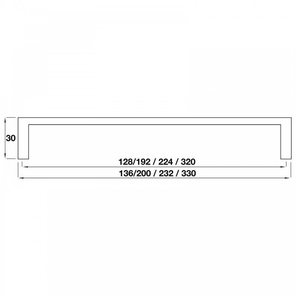 M4TEC Carronbridge Stainless Steel Handle – Cabinet, Cupboard & Drawer Door Handle (R7 Series) - Image 5