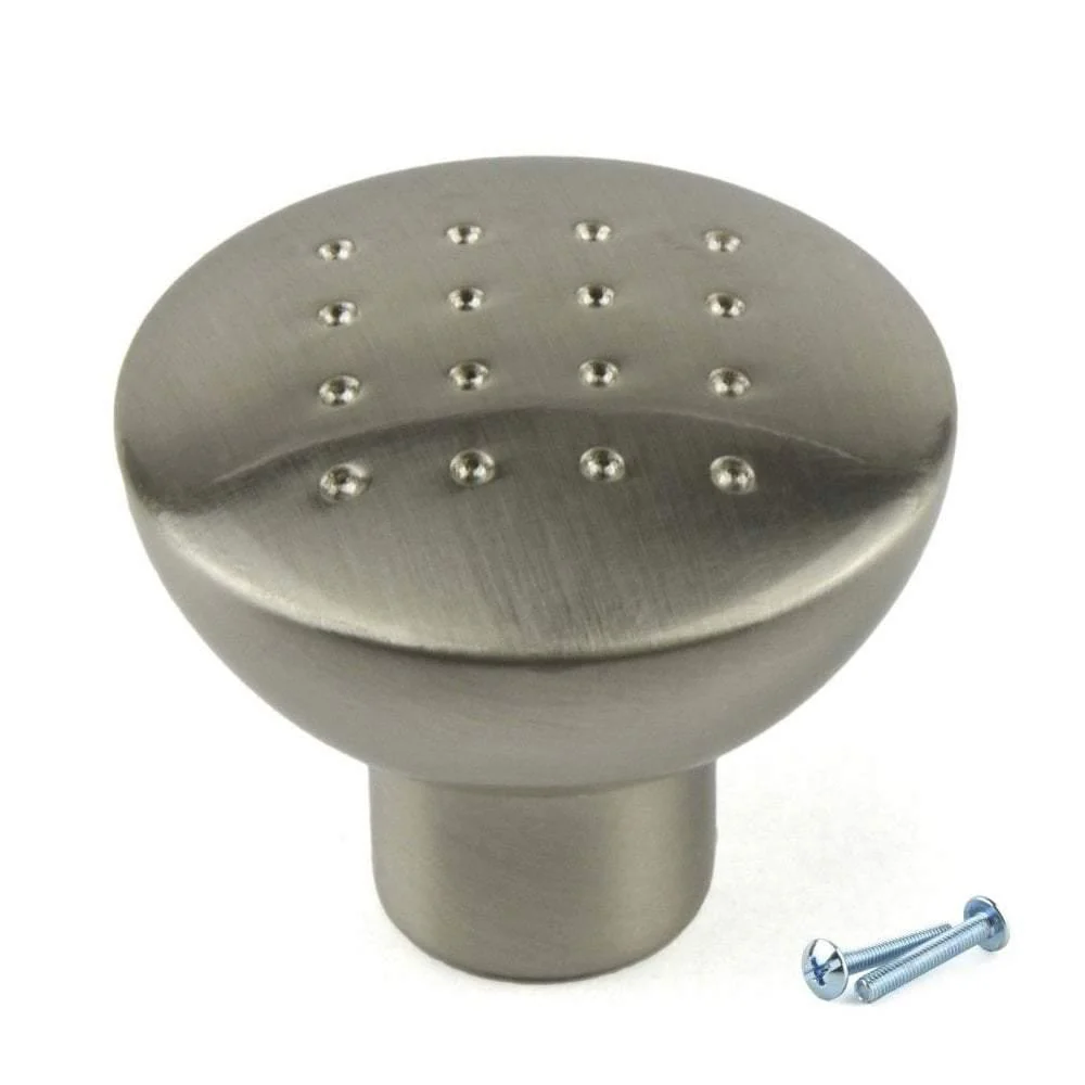 M4TEC Durness C9 Stainless Steel Cabinet Knob – 33mm Dimple-Pattern Cupboard & Drawer Handle - Image 2