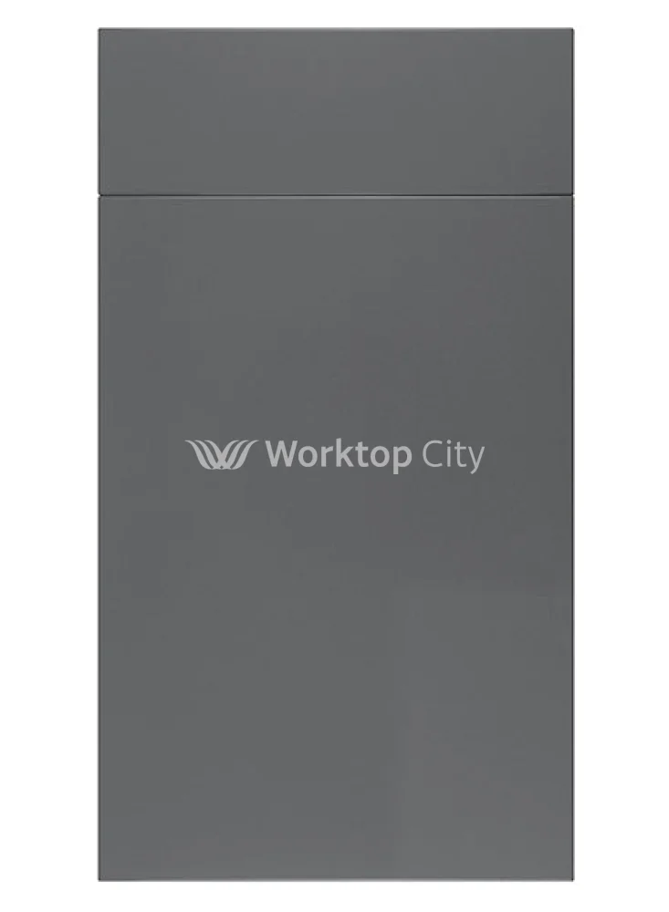 Vogue Slab Dust Grey Gloss-  Replacement Kitchen Doors SAMPLE PRODUCTS - Image 3