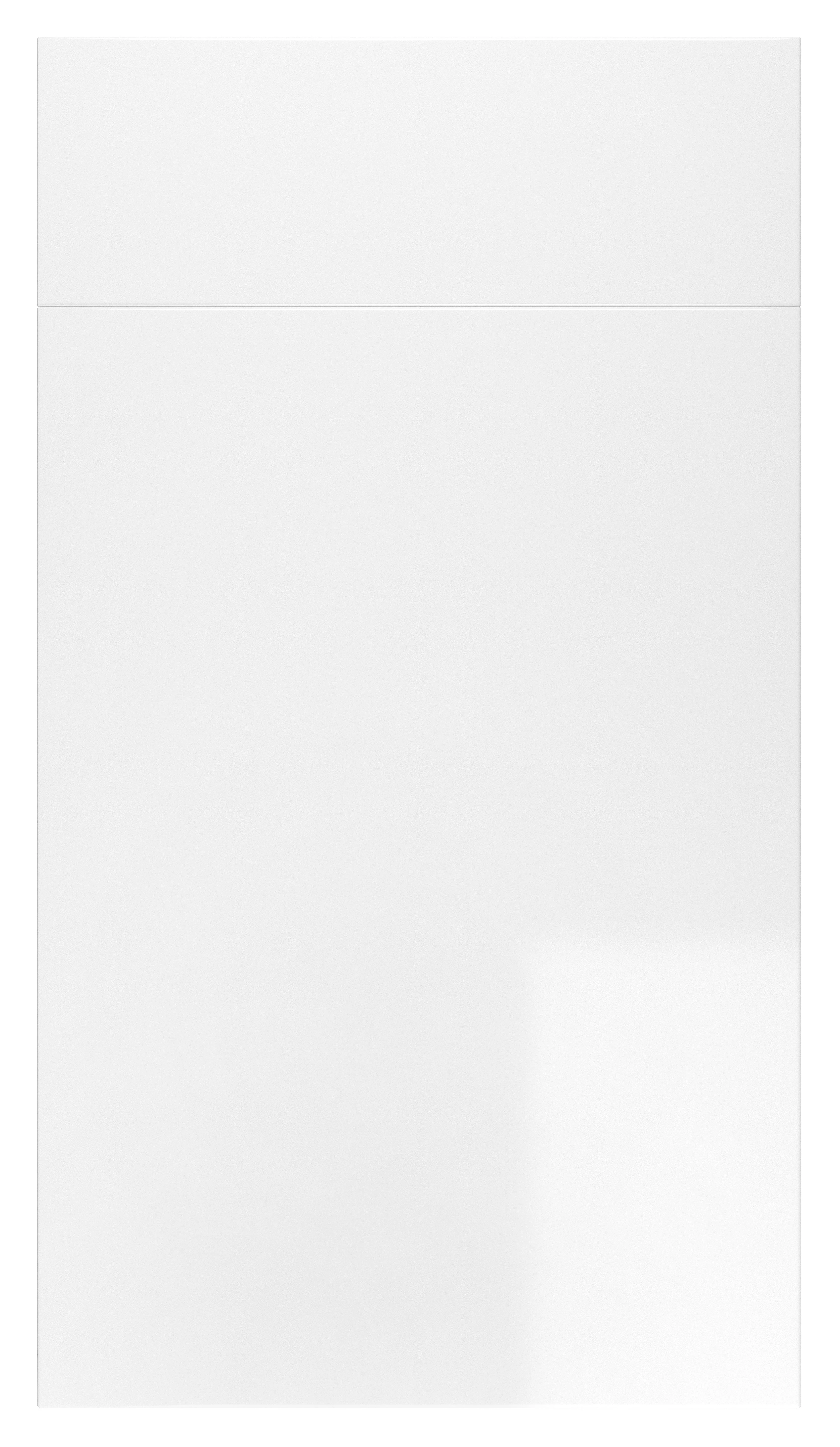 Vogue Slab White Gloss- Replacement Kitchen Doors (895mm High) - Image 3