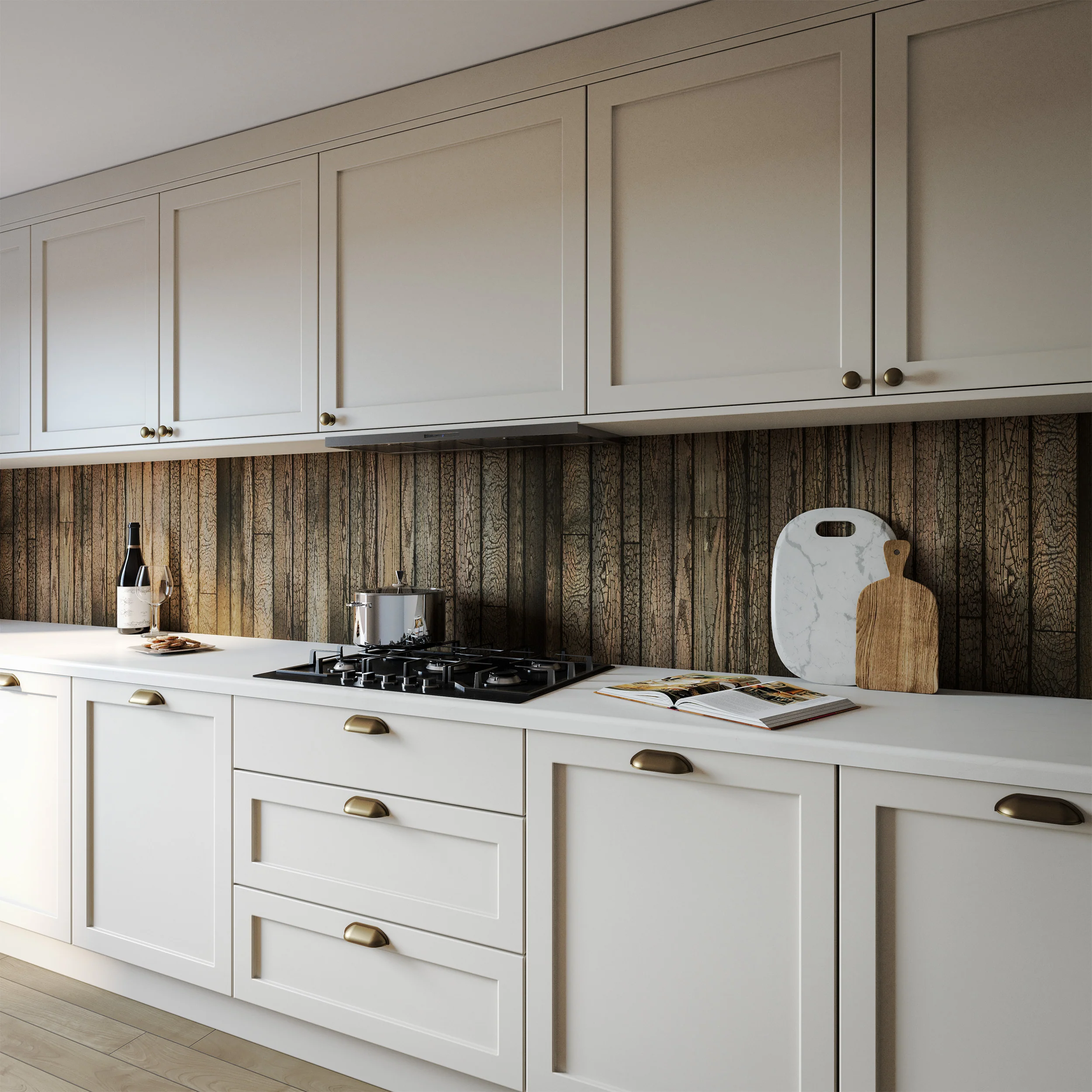 Wilsonart Alloy Rustic Ember Aluminium Feature Kitchen Splashback - Image 3